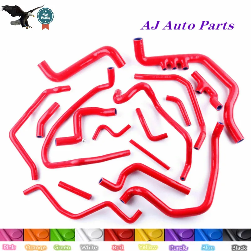 

Fits Renault Megane 225 RS 2.0 16V 2002-2009 Silicone Radiator Coolant Hose Kit 3-PLY High Performance