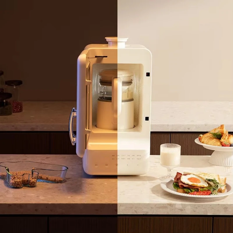 Household quiet low noise shop cooking soy milk new wall breaker food processor heating mixer