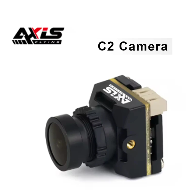 Axisflying C2 Camera 5-40V 14mm FPV Camera 16:9/4:3 NTSC/PAL Switchable 19*19mm Super WDR for FPV Drone