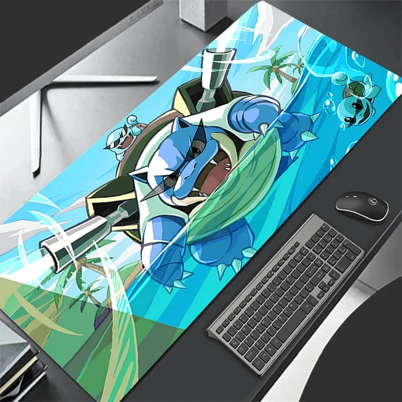 

2025Leather Mouse Pad P-pokemonS Squirtle Desk Mat Larger 900x450 Speed Pc Computer Keyboard PadsGaming Accessories Mousepad Ca