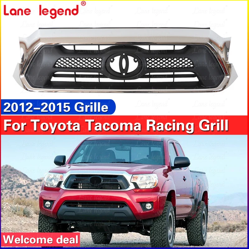

Auto Parts Other Exterior Accessories Bumper Front Grill Car Racing Grille Fit For Toyota TACOMA 2012 2013 2014 2015