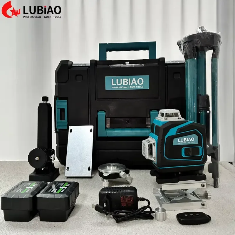 【CHIMU HOME】12-Line 360° Green Alignment Level, Compact Waterproof Construction Tool
