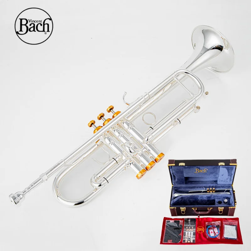 

Труба Vincent BACH LR180S-72, серебристая, латунная, для студентов