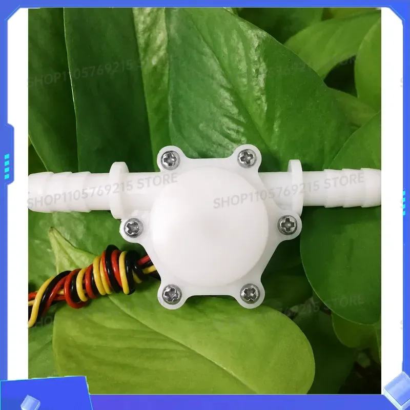 for POM Food Grade Flow Switch Water Flow Meter G3 8 Barb Type Hall Effect Water Flow Sensor