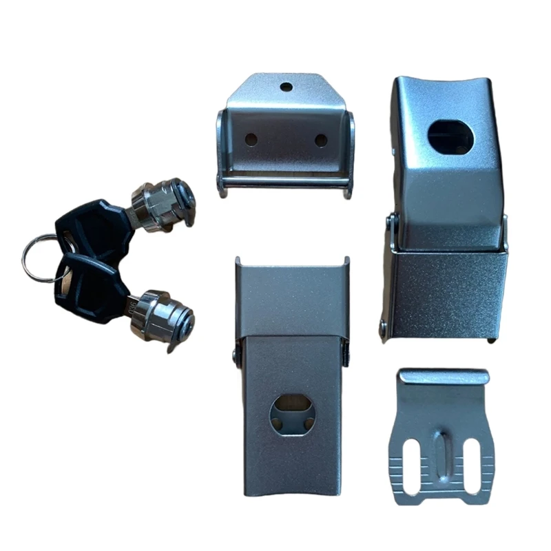 เปลี่ยนด้านหลังกระเป๋าเดินทางยึดยึดรถจักรยานยนต์ Mount Bracket Trunk Pannier สกรูล็อคบาร์รองรับ D0UC