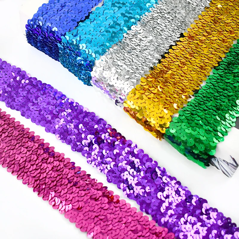 2/5/10M 45mm Sequin Lace Fabric Elastic Band Stretch Laces Trim Decoration Rubber Ribbon Party Dress Clothes Sewing Accessories - AliExpress 15 2/5/10M 45mm Sequin Lace Fabric Elastic Band Stretch Laces Trim Decoration Rubber Ribbon Party Dress Clothes Sewing Accessories - AliExpress 15