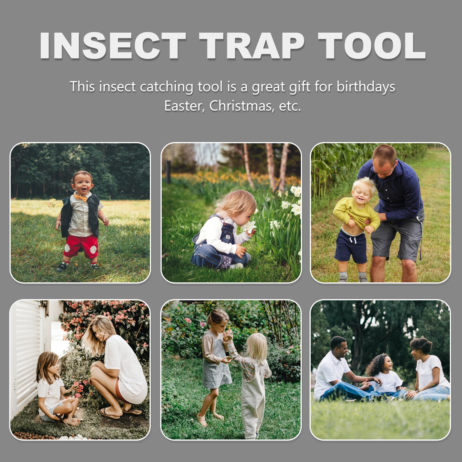 

8Pcs Insect Catch Clamp Scissors for Kids Fun and Educational Tool for Daycare Camping Trips Blue Pink Orange Yellow