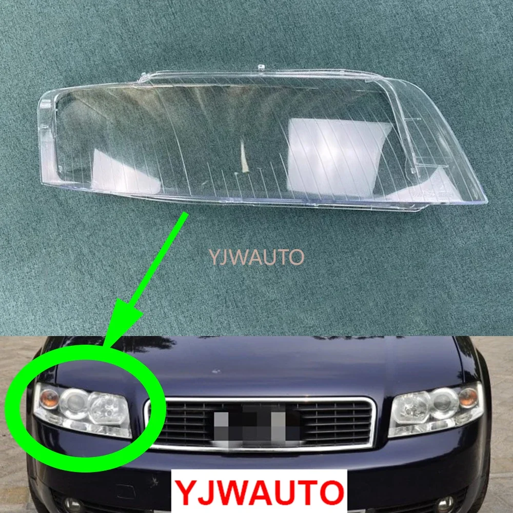 Scheinwerferabdeckung für Audi A4 2003 2004 2005 2006 Auto-Scheinwerferglas-Ersatz Frontlampenschirm Auto-Lampengehäuse