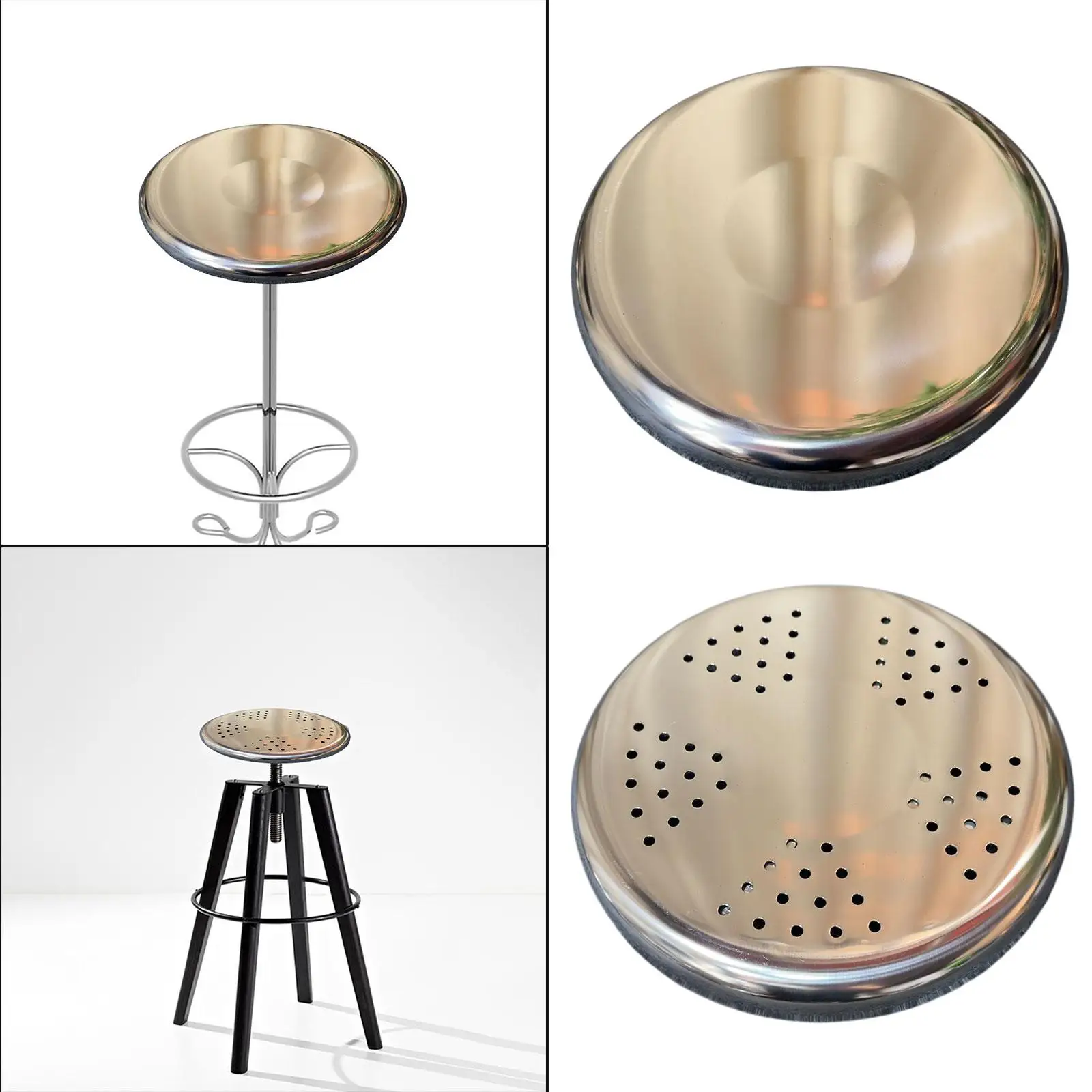 Round Seat Cushion for Bar Stool Heavy Duty Wear Resistant Bar Stools Parts Replacement Bar Accessory for Home SPA Restaurant
