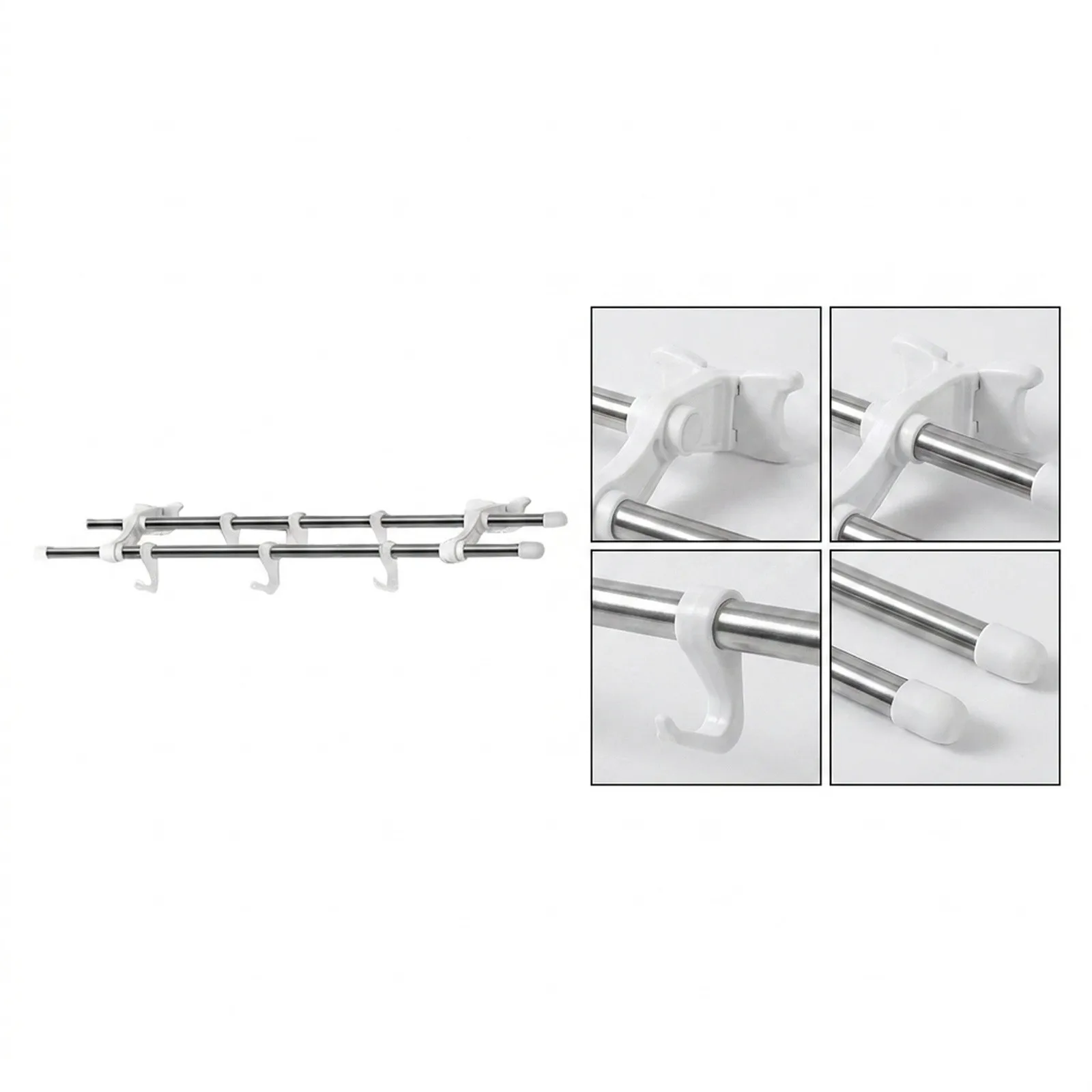Drying Rack Wall-Mounted Drying Rack Pole Length 40 for 50 60 Cm optional Strong Load-Bearing Capacity Indoor Drying