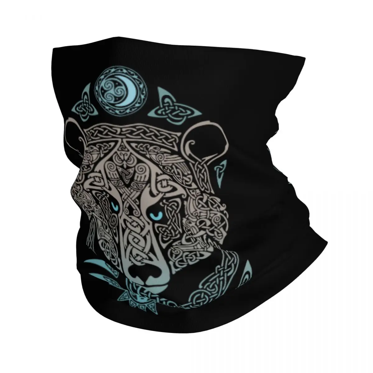 Vikings Bandana Neck Cover Printed Raidho Tribal Balaclavas Mask Scarf Warm Headwear Fishing for Men Women Adult Breathable