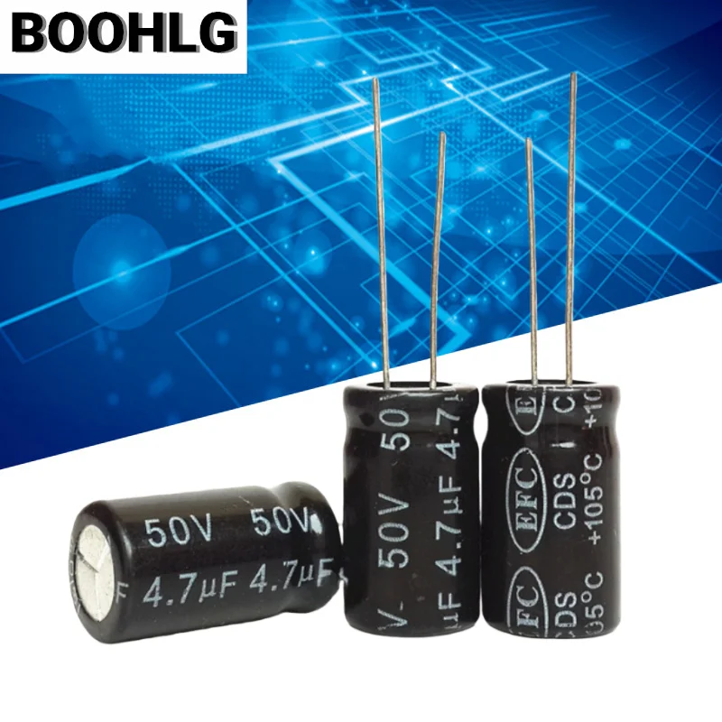 20PCS Wuji NP Mid-High Frequency Crossover Electrolytic Capacitor 50V 4.7UF 4.7UF 50V Volume: 12X20