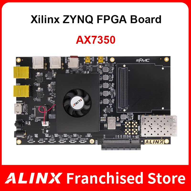 ALINX AX7350: XILINX Zynq-7000 ARM SoC XC7Z035  7035 FPGA Board FMC