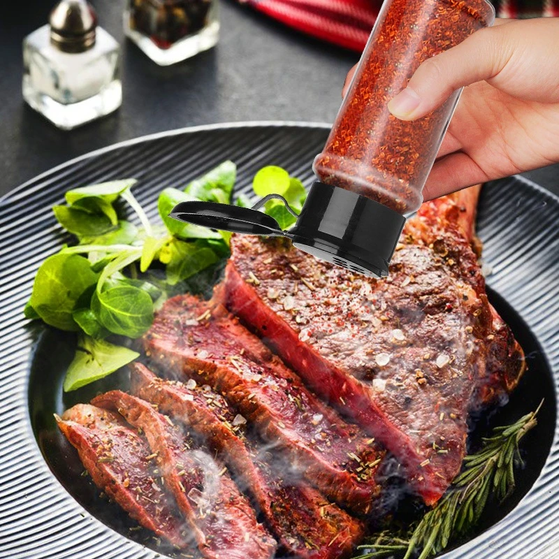 5/10/15/20 Stück Gewürzdosen für Salz und Pfeffer Gewürzstreuer Gewürzorganizer Plastik Grill-Gewürzdose Küchenzubehör – Detail 2