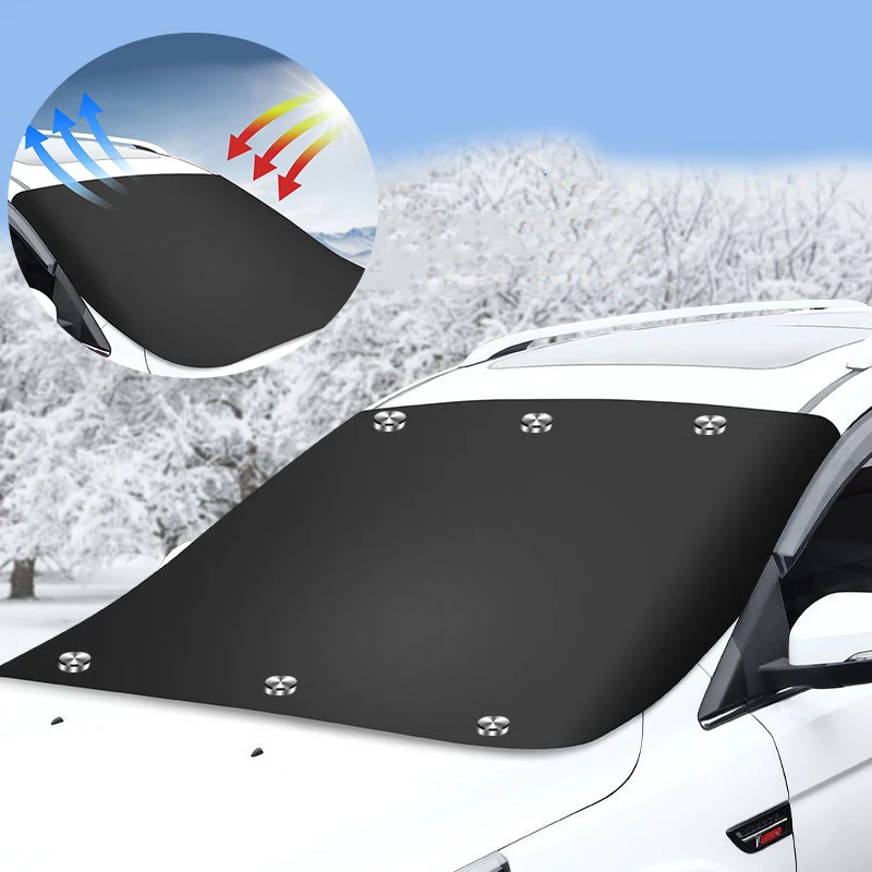 

Automobile Magnetic Sunshade Cover Car Front Windshield Snow Sun Shade Waterproof Protector Cover Snow Sun Shade Protector Cover