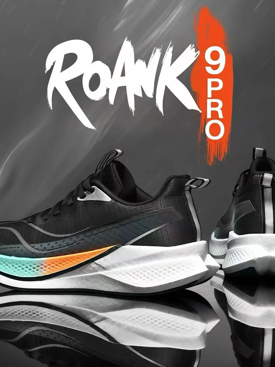 roank-レッドホース-9pro-ランニングシューズ男性女性軽量高反発スポーツシューズ衝撃吸収滑り止めスピード競技レースアップ