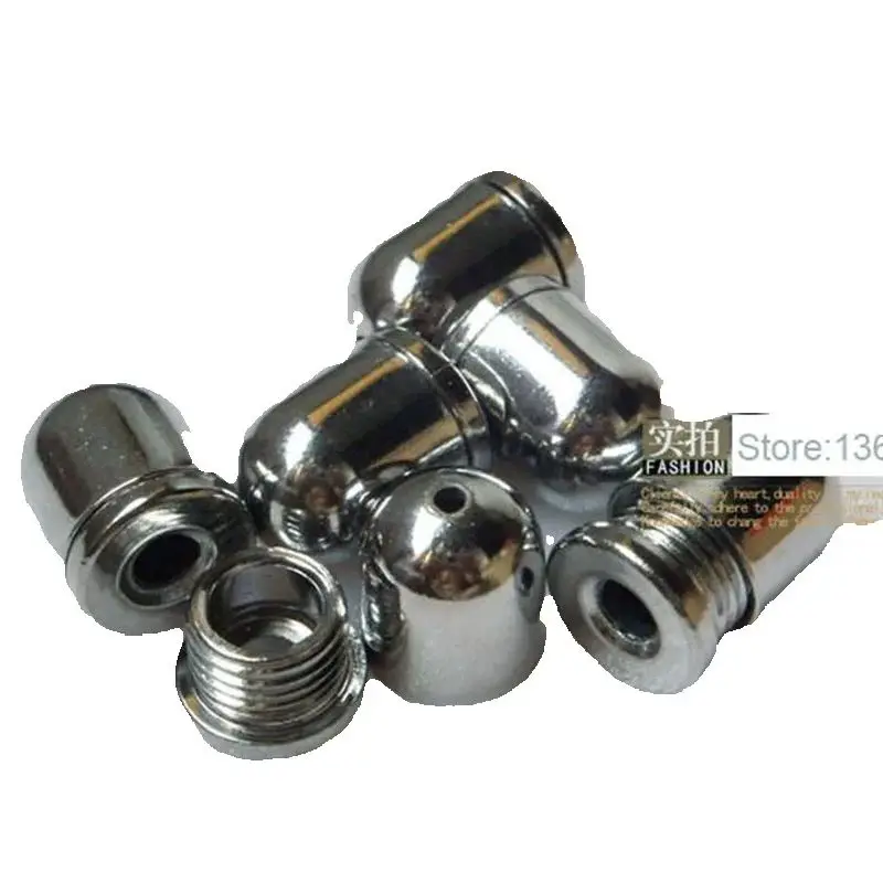 10PCS 100PCS M10 tooth inner chrome copper plate lights integrated ceiling steel wire lock nut decorative lighting accessories
