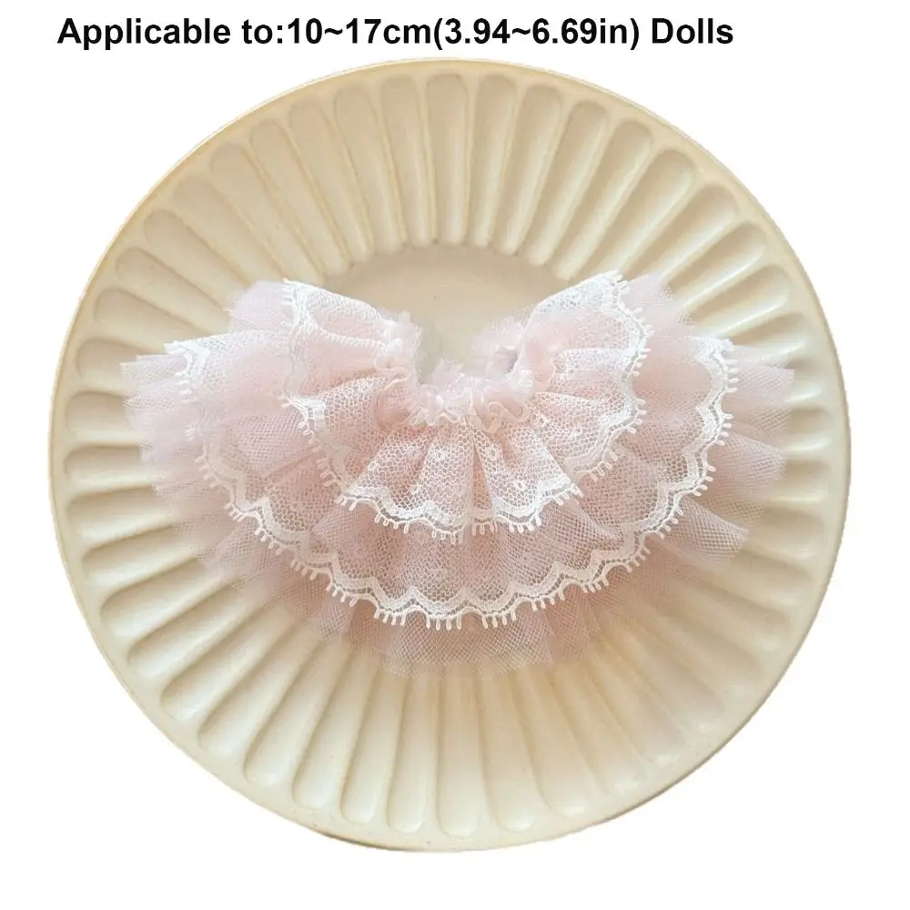 Nouvelle mode poupée belle princesse jupe rétro dentelle mousseline de soie gâteau Style coton poupée gâteau jupe mignon poupée robes pour 10 ~ 17 cm poupée