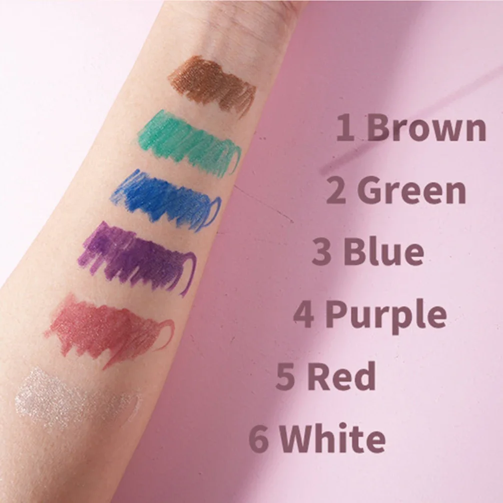 Eyeliner liquide de marque privée, Logo personnalisé, paillettes longue durée, surligneur de ver à soie mat, imperméable, maquillage à séchage rapide, vente en gros