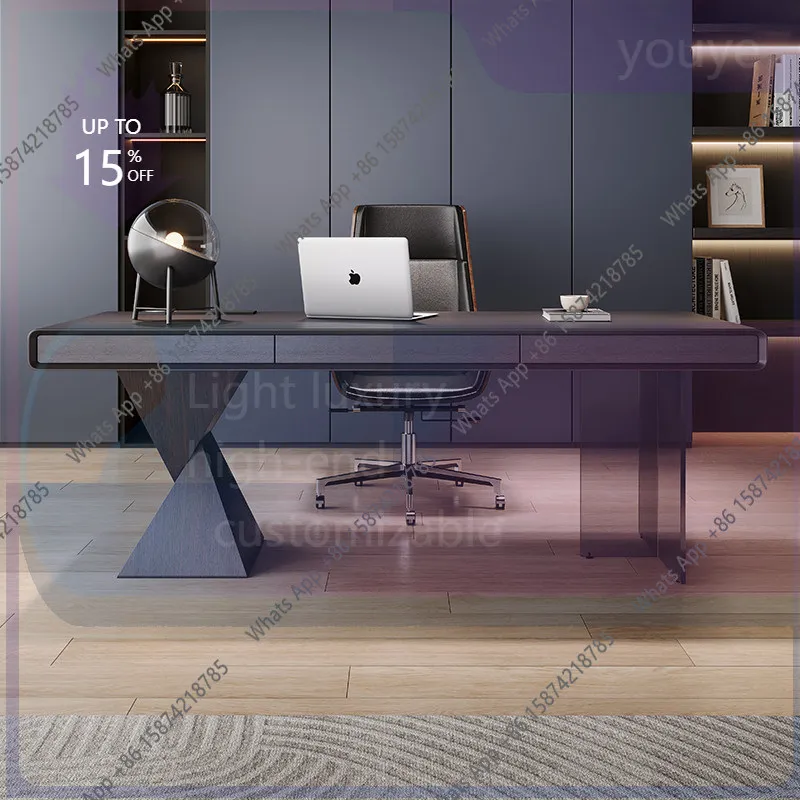 grE Rt Italian Minimalist Desk New Light Luxury Modern High-end Small Apartment Study Home Computer Table
