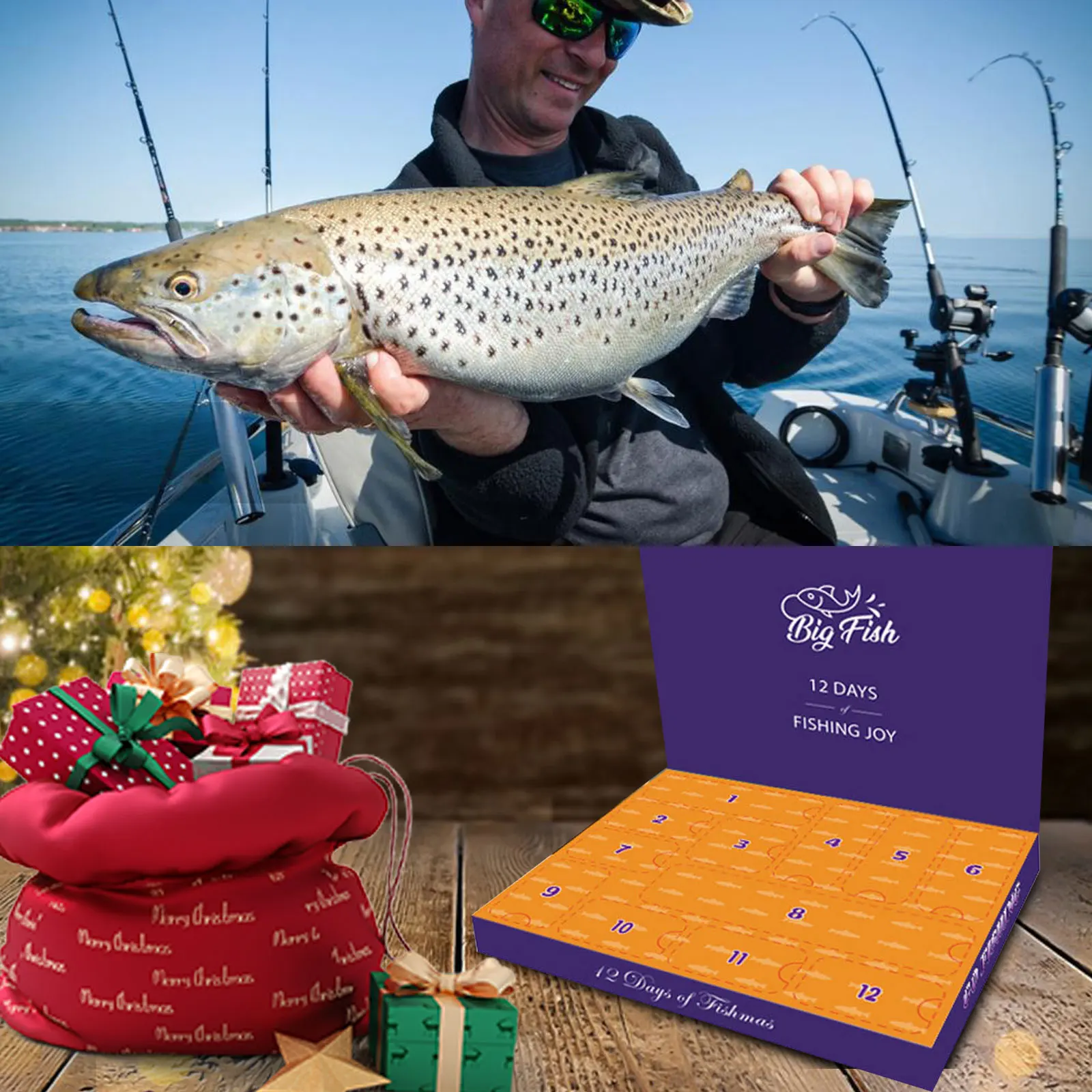Minuterie de 3 minutes Calendrier de l'Avent en vrac 2025 Calendrier de l'Avent de pêche pour adultes Cadeaux de pêche pour hommes plus Minuterie visuelle de bureau de 60 minutes