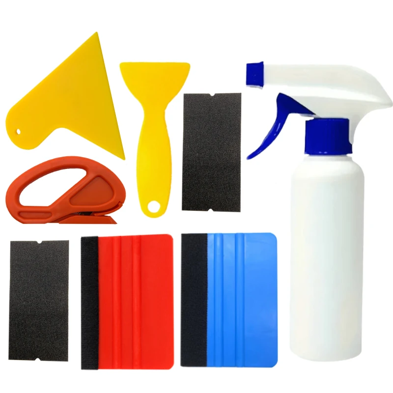 

Автомобильная виниловая оболочка, фетровая оболочка для автомобильной виниловой оболочки, оттенок окна, наклейка, инструмент для установки наклеек