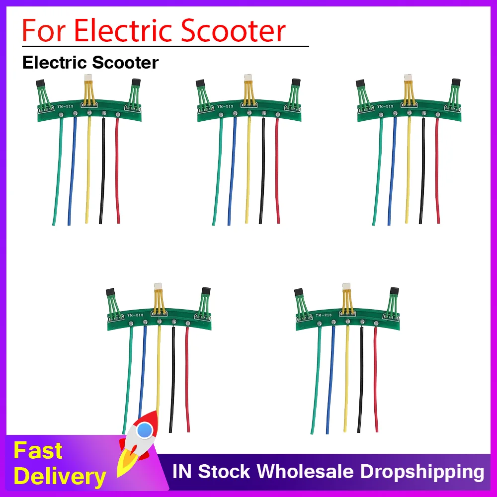 

1/2/5/10PC 60 Degrees Hall Sensor 3147 41F 213 PCB Board Cable for 2-Wheels Electric Vehicles Motor for E-Scooter E-Bike Part