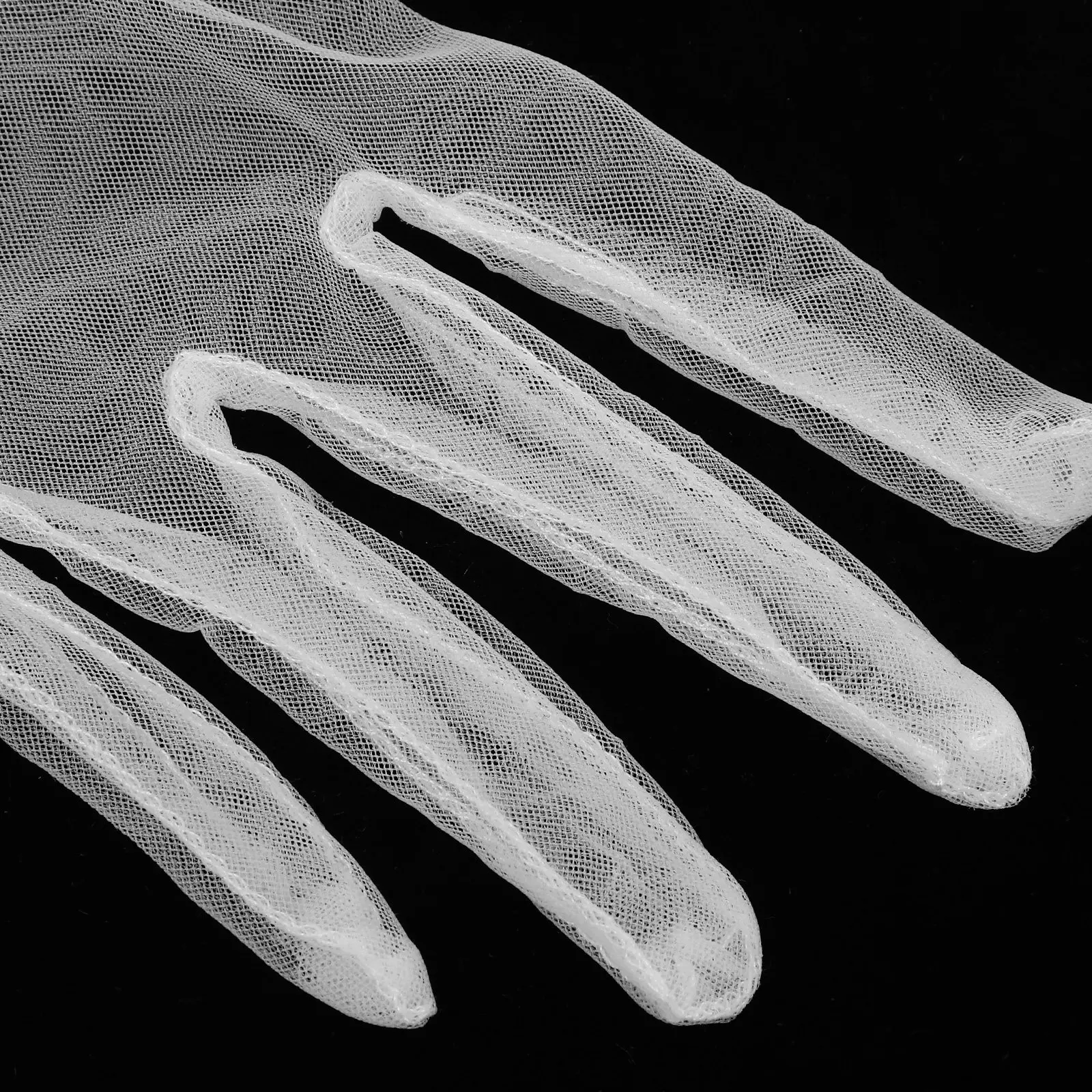 

1 пара тонких сетчатых перчаток из тюля для женщин: стильные прозрачные перчатки-рукава для свадеб, оперных представлений и торжественных мероприятий