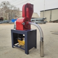 Mini Poultry Feed Grain Grinding Machine Self-priming Rice Corn Herbs Cereal Grinder Flour Mill Crushing Machine