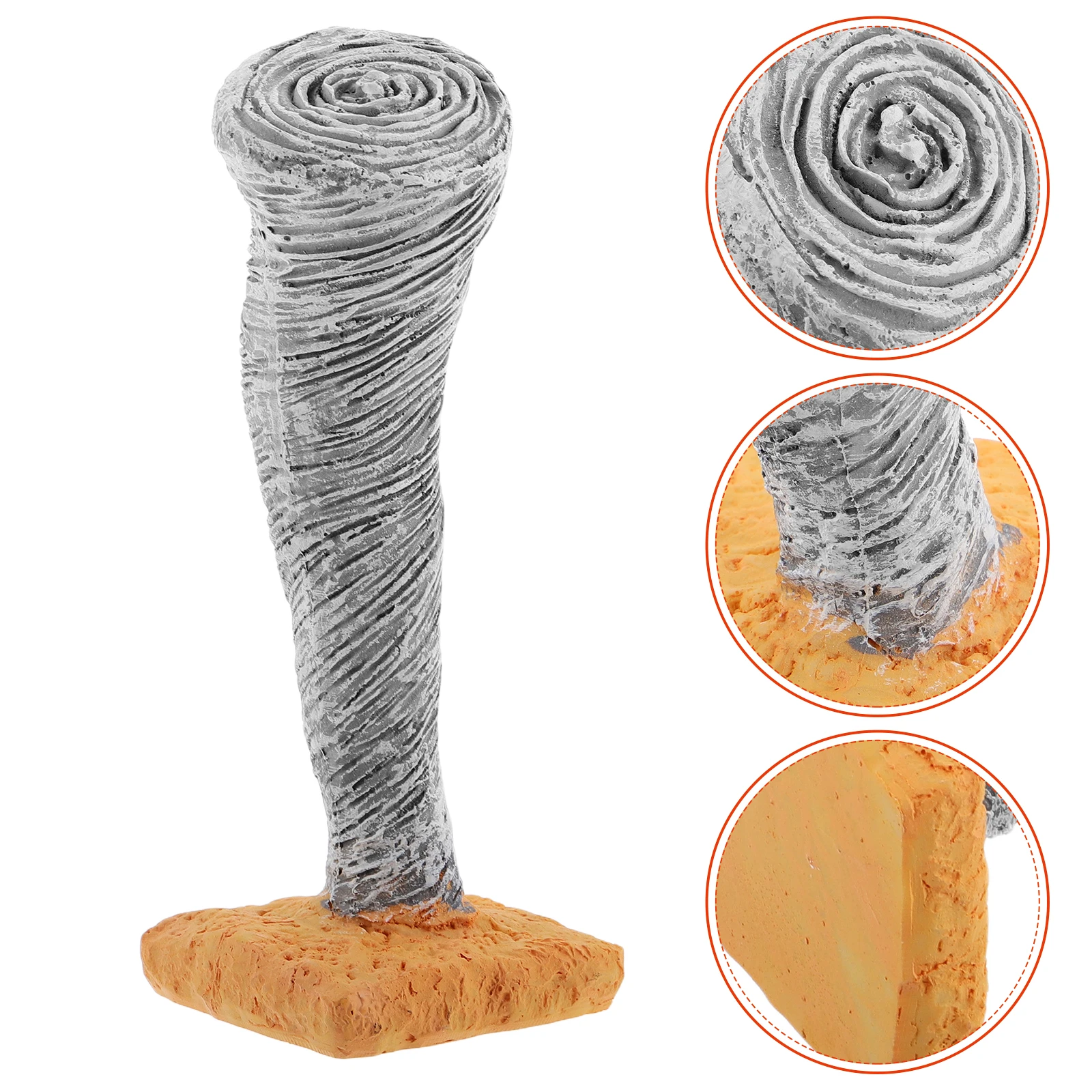 Figurka Tornado Model Land Architektoniczna Żywica Rękodzieło Krajobraz Biurkowy Stół Piaskowy