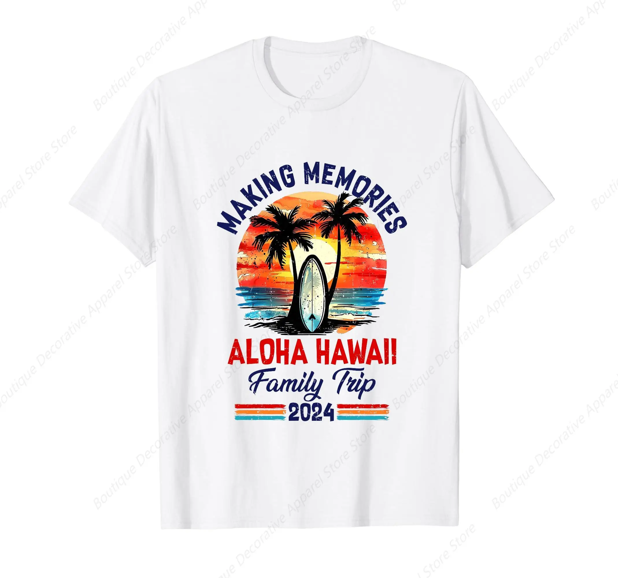 

Aloha-Hawaii Family Trip 2024 Vacation Trip Making Memories T-Shirt