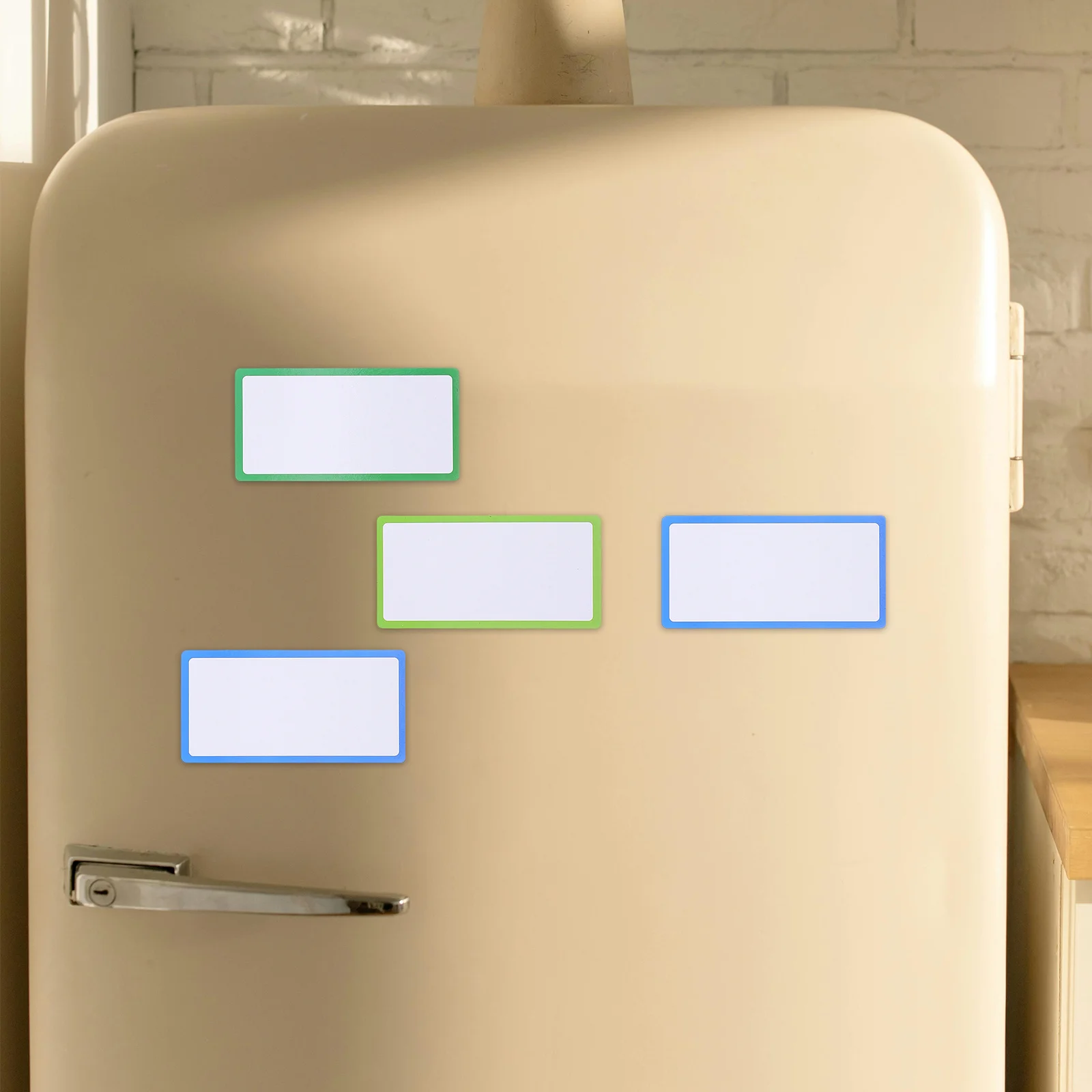 

27Pcs Magnetic Dry Erase Labels Colorful Reusable Name Tags for Whiteboard Refrigerator Office Classroom Home Freezer Labels