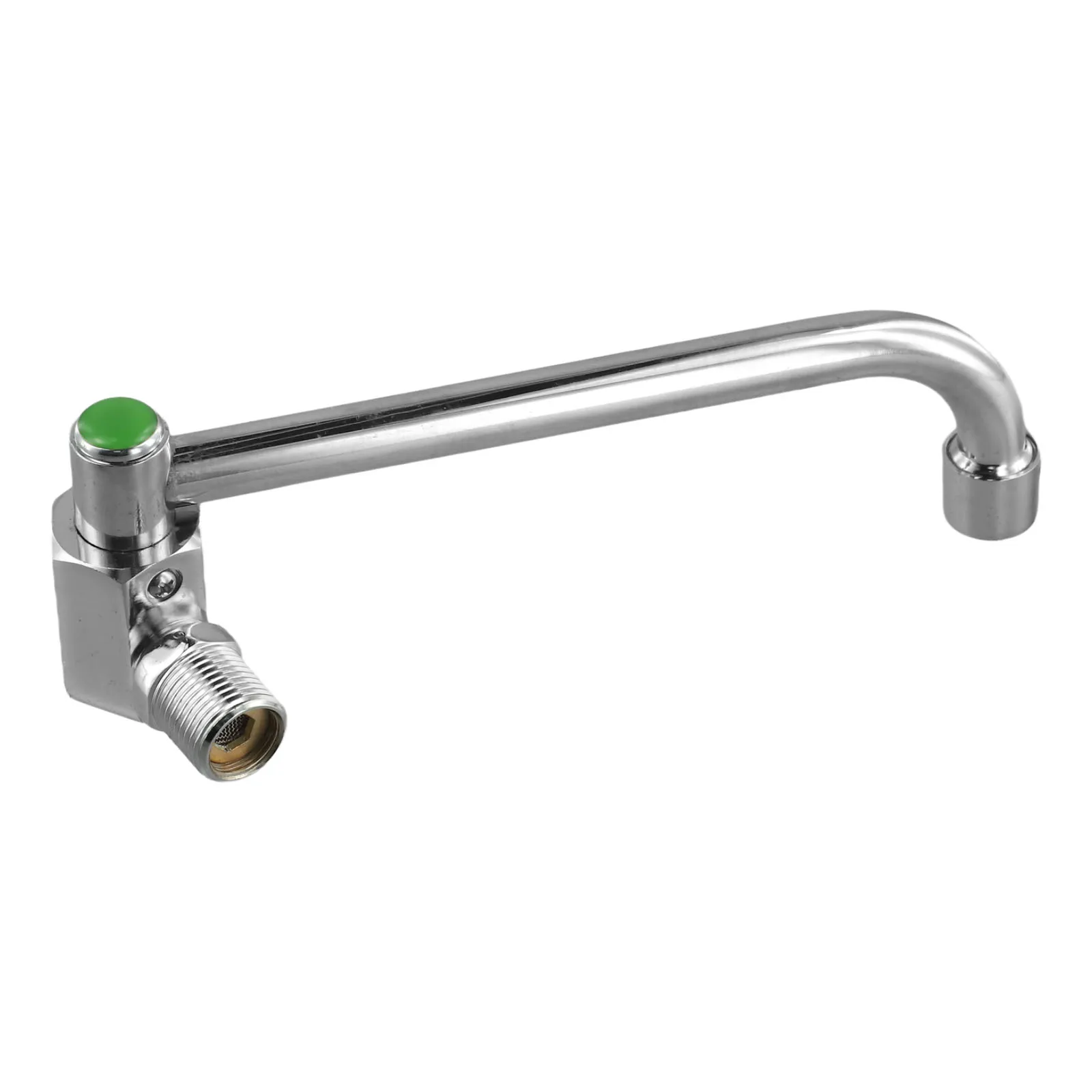 25cm Rotatable Faucet Copper Kitchen Swing Faucet Semi-automatic Faucet Pressure-resistant Rust-proof Single Handle