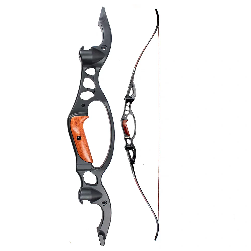 21 Inch ILF Recurve Bow Riser TSURON Shark CNC Aluminum Archery Take Down Hunting Bow Handle Right Left Hand for Hunting shoo AS