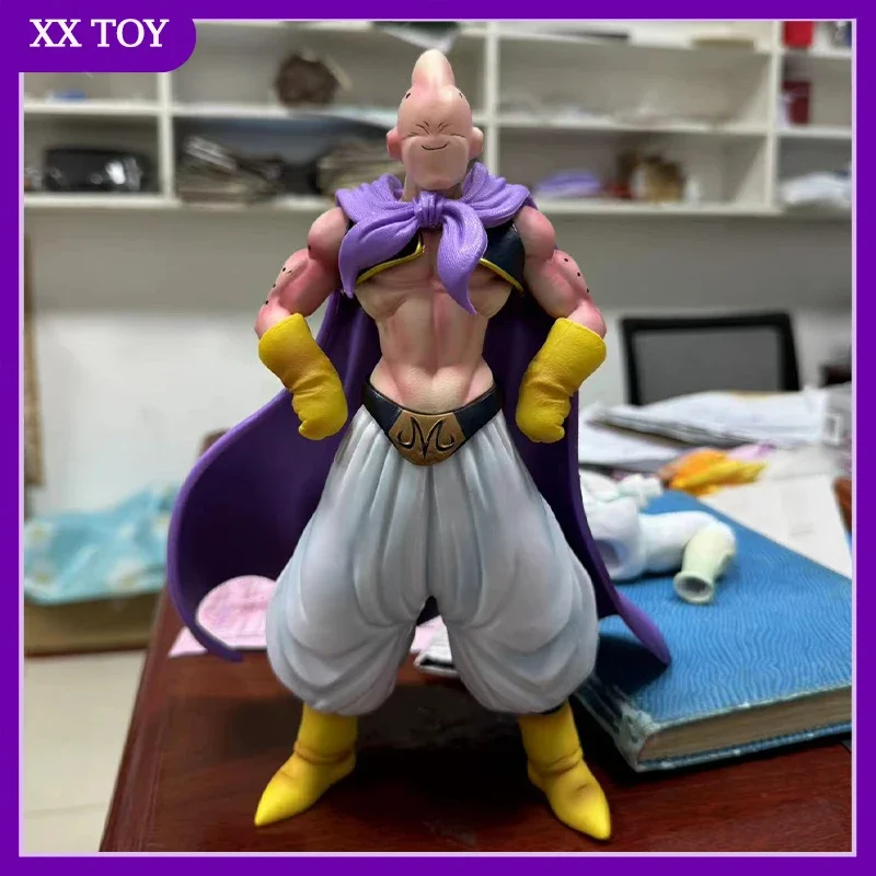 

27cm Anime Dragon Ball Gk Majin Buu Action Figures Double Header Pvc Model Desktop Collection Ornament Toy For Children Gift