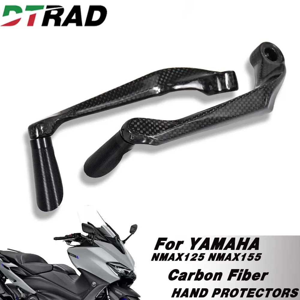 

Motorcycle Brake Clutch Lever Hand Guards For YAMAHA NMAX125 NMAX155 Carbon Fiber Handle Protector Gears Modification Parts