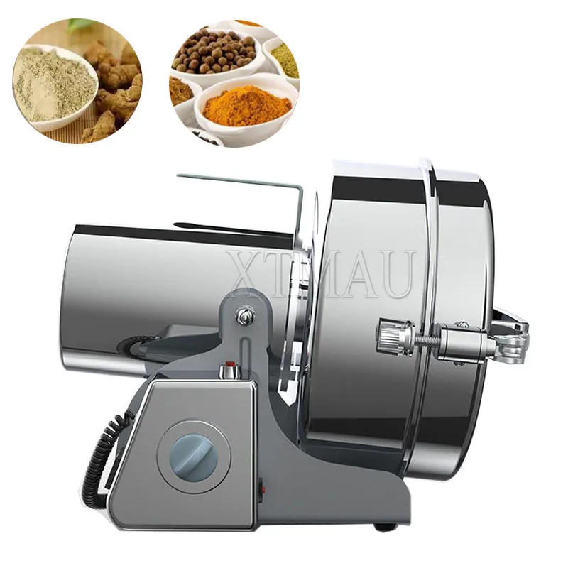 Swing Type Grains Powder Dry Food Grinder Machine High Speed Intelligent Spices Cereals Crusher