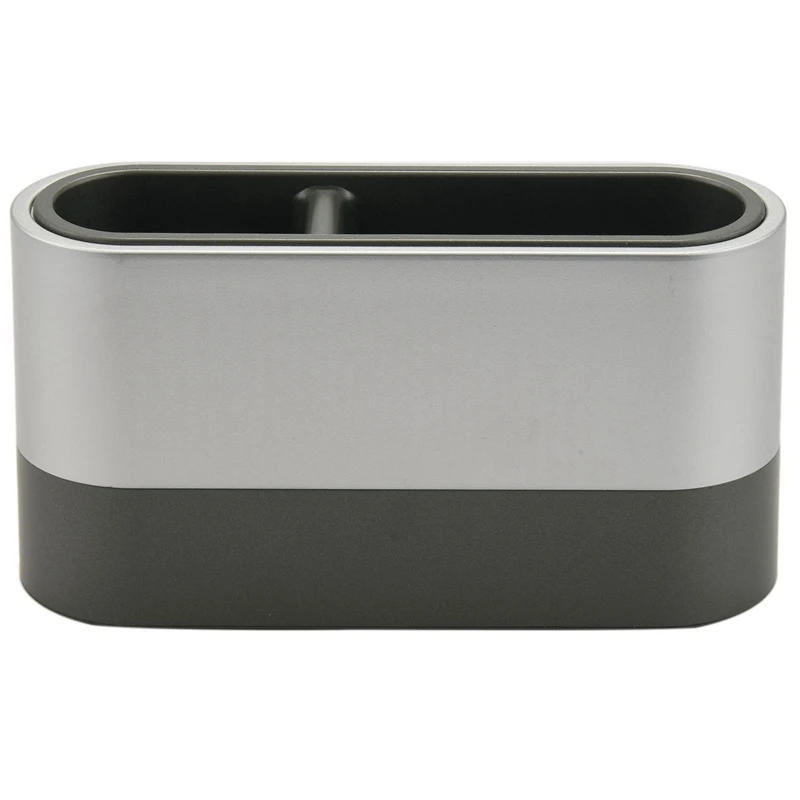 AT41 2X Pen Holder Tools Name Card Container With Digital Alarm Clock Timer Calendar Temperature Thermometer