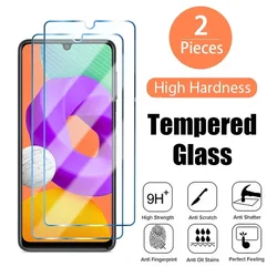 2PCS Tempered Glass for Samsung S23 S22 Plus S21 S20 FE 5G A52 Screen Protector for A12 A73 A53 A33 A13 Free Fast Shipping