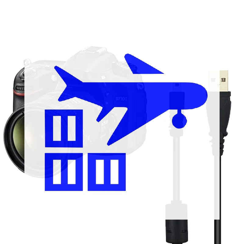 USB Data Cable Camera Data Pictures Video Sync Transfer Cables 8pin 150cm for Nikon Olympus Pentax Sanyo