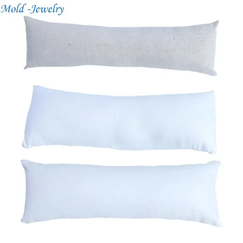 69HB 4Pcs Linen Jewelry Display Pillows Soft Cushion Pad for Bracelet Bangle Storage
