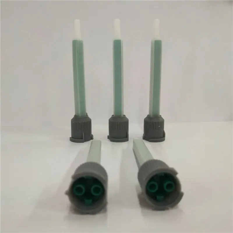 200Pcs Epoxy Adhesive Mixing Nozzle Static Mixing Nozzle MB5-16 Mixing Tube (1:1Ratio) For AB Glue Mixer-AT64