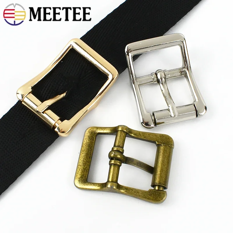 2/5Pcs 20/25/32mm Metal Strap Buckles for Bag Belt Pin Buckle Backpack Adjuster Webbing Dog Collar Clasp Hook DIY Accessories