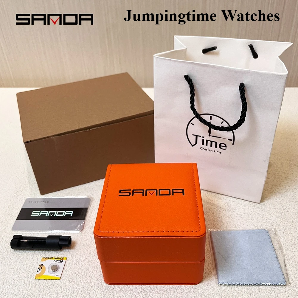 絶妙なユニバーサルスクエアウォッチボックスレザー素材ギフトボックス電子時計クォーツ時計ユニバーサル