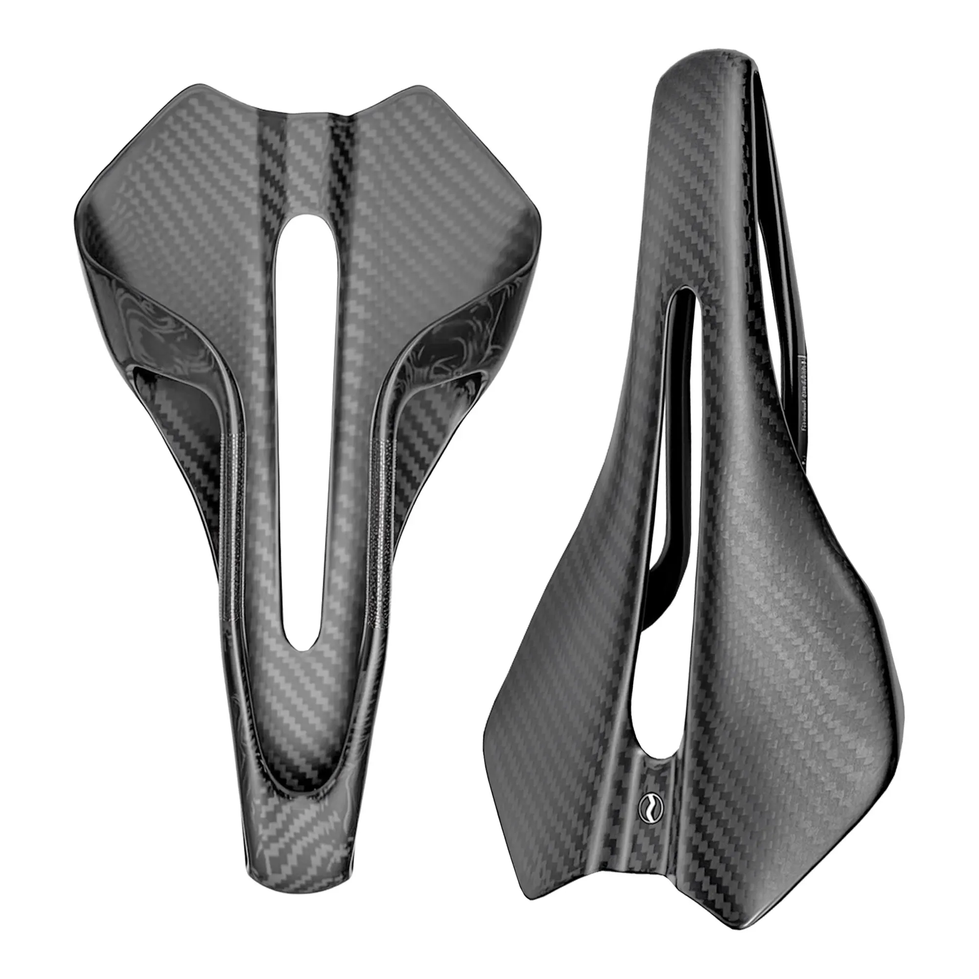 AliExpress plselis Plselis Light Road Bike Saddle Carbon Fiber 90g Aerodynamic Design Bicycle Seat Cushion Riding Accessories