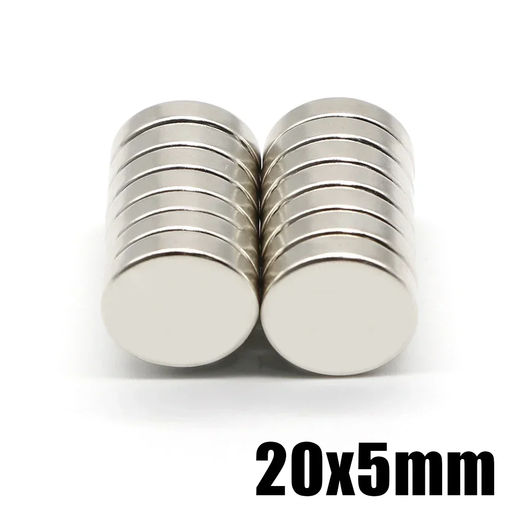 N52 20x5 standard size  bar Strong Disc Neodymium Booster Magnets power  Generator wind power Customised Electric Motor Engine