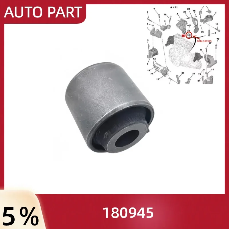 ENGINE FLEXIBLE-BUSH 180945 Fit for Peugeot  407 508 807 For Citroen C5 Expert 3 Bridge bracket bushing Rubber sleeve