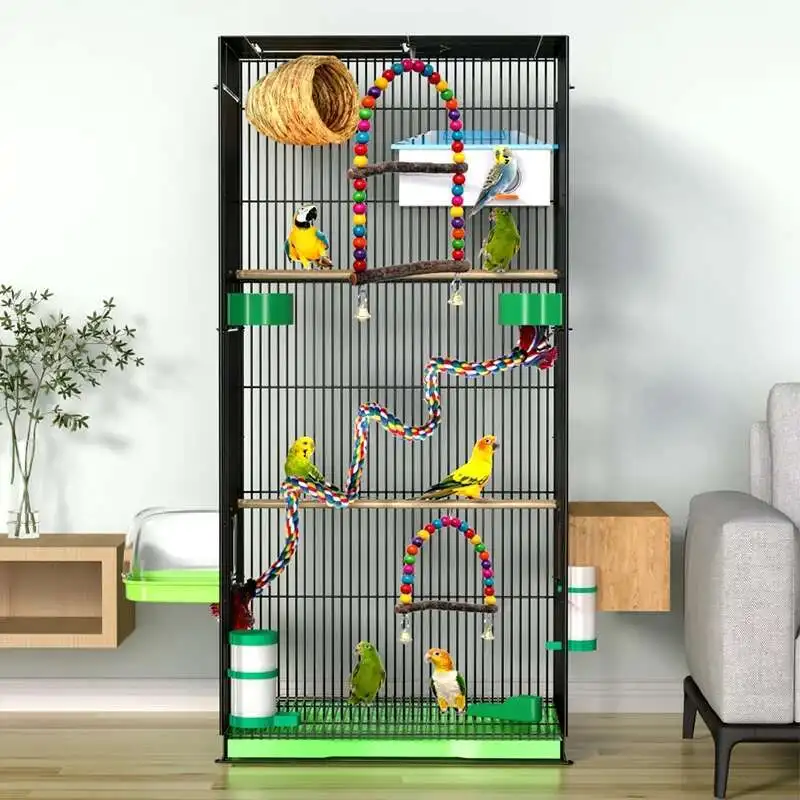 

Accessories Large Bird Cage Nest Rabbit Breeding Carrier Bird Cage Outdoors Canary Oiseaux Accessoires Pet Products RR50BC