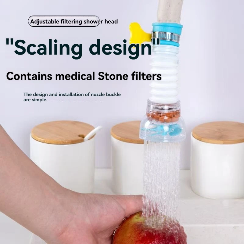 3 stücke/Universal Küche Wasserhahn Spritzwassergeschützte Filter Wasserhahn Extender Dusche Filter Haushalt Wasser Saver