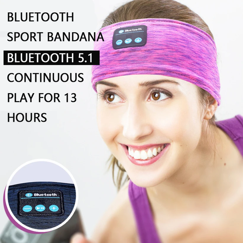 Wireless Eye Mask, Bluetooth Headset, Hands-free Call Running Headscarf